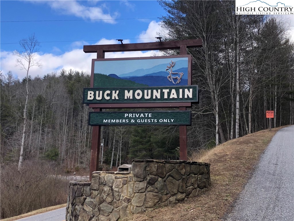 a view of outdoor space with sign board