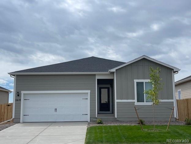 a front view of house with yard