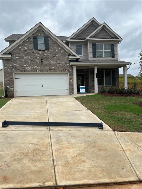 a front view of house with yard