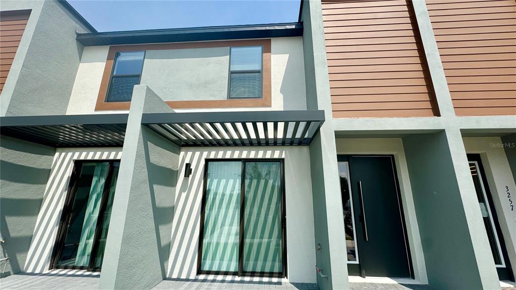 a view of front door of a house