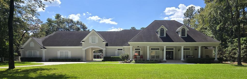 Front view showcases the curb appeal of the house.