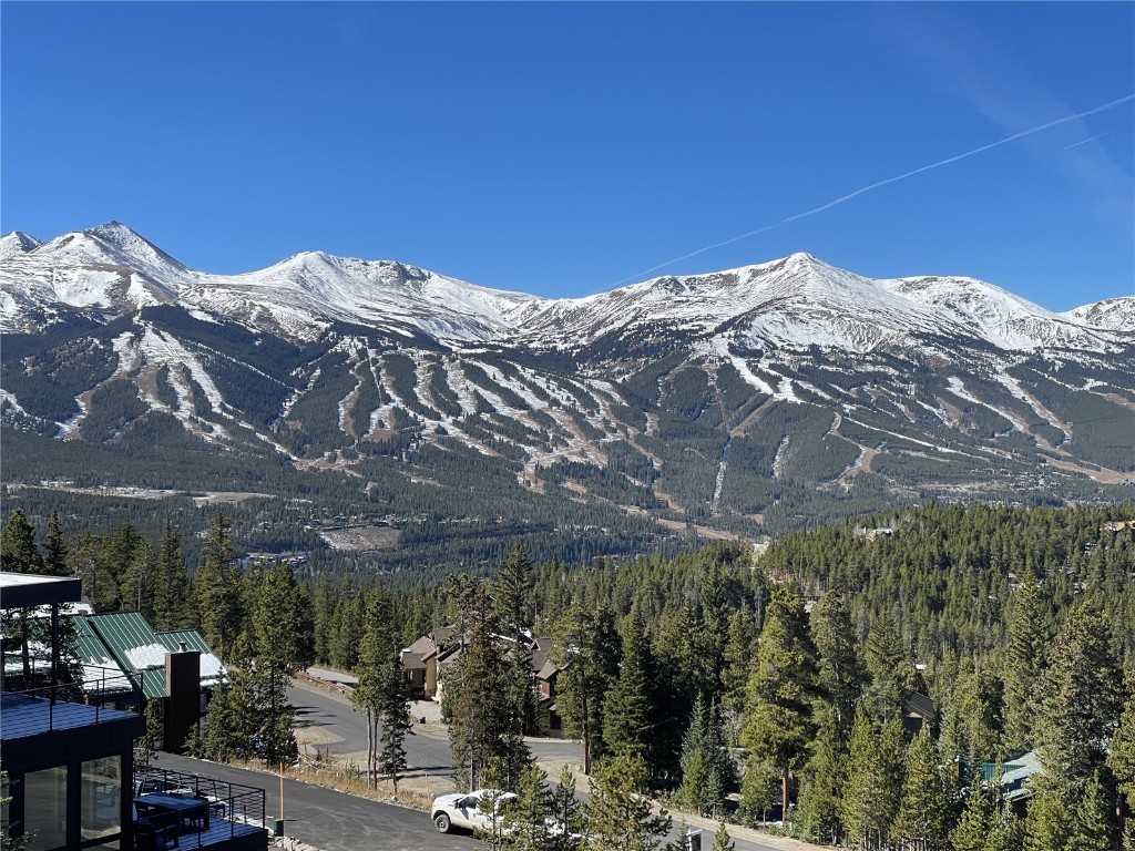 View from the Roof Top Deck looking at the Breckenridge Ski Slopes to the West