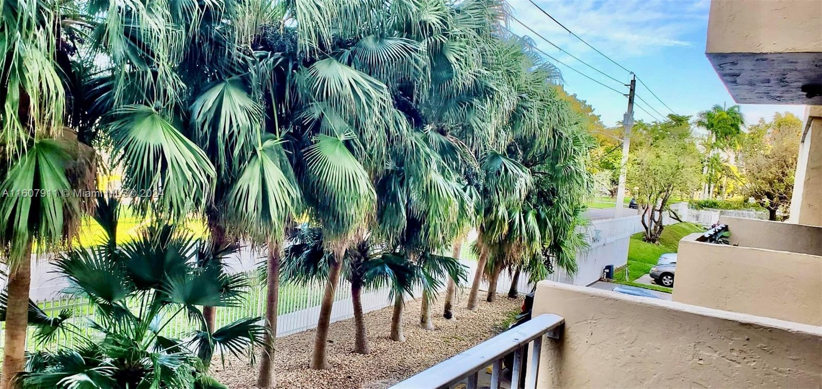 a view of outdoor space with a trees