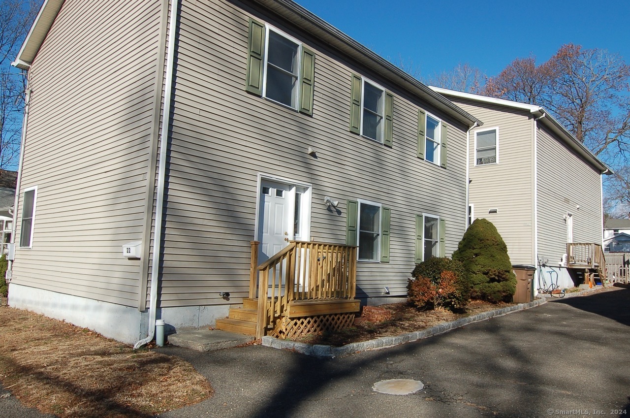 a view of a house with a patio