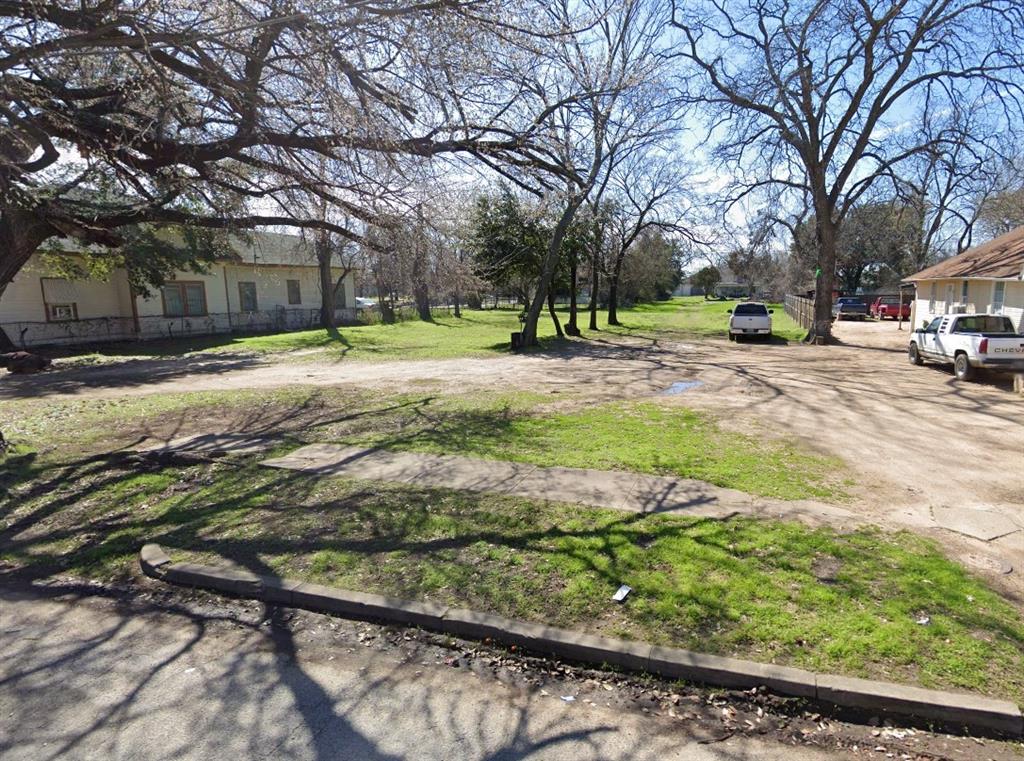 a view of yard with tree s