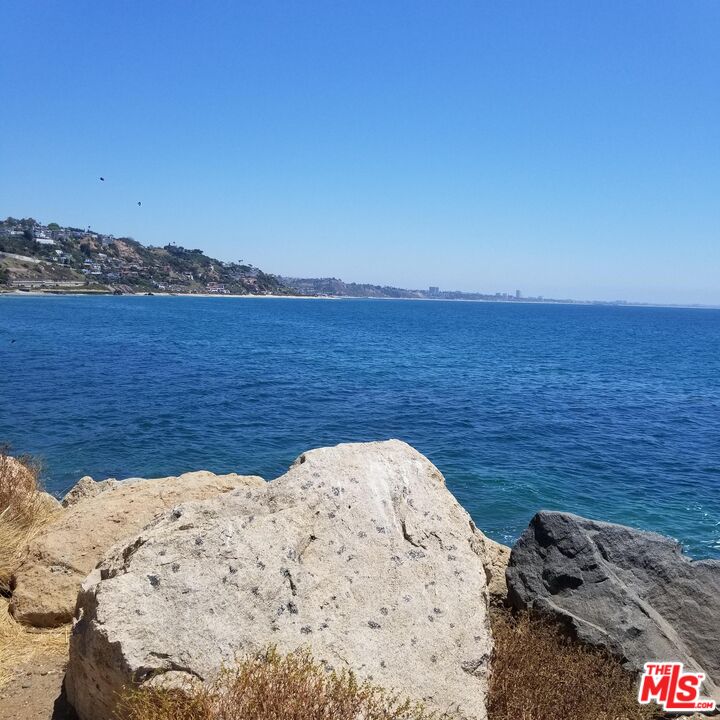 a view of ocean with beach