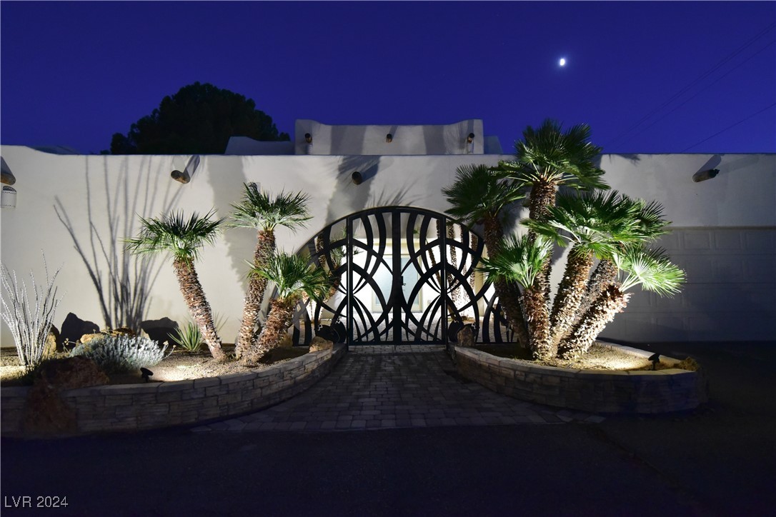 Front courtyard entrance