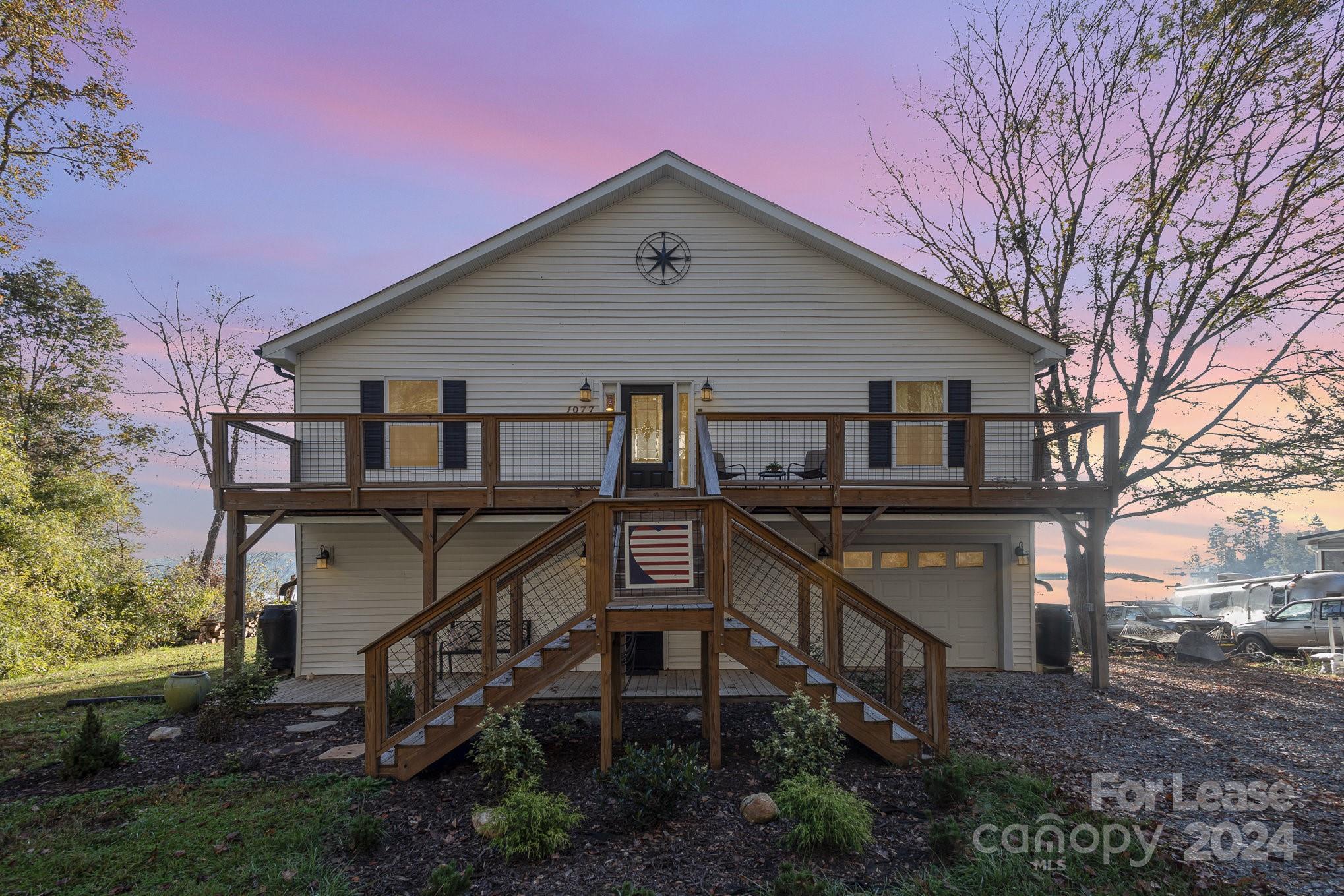 a house view with a outdoor space