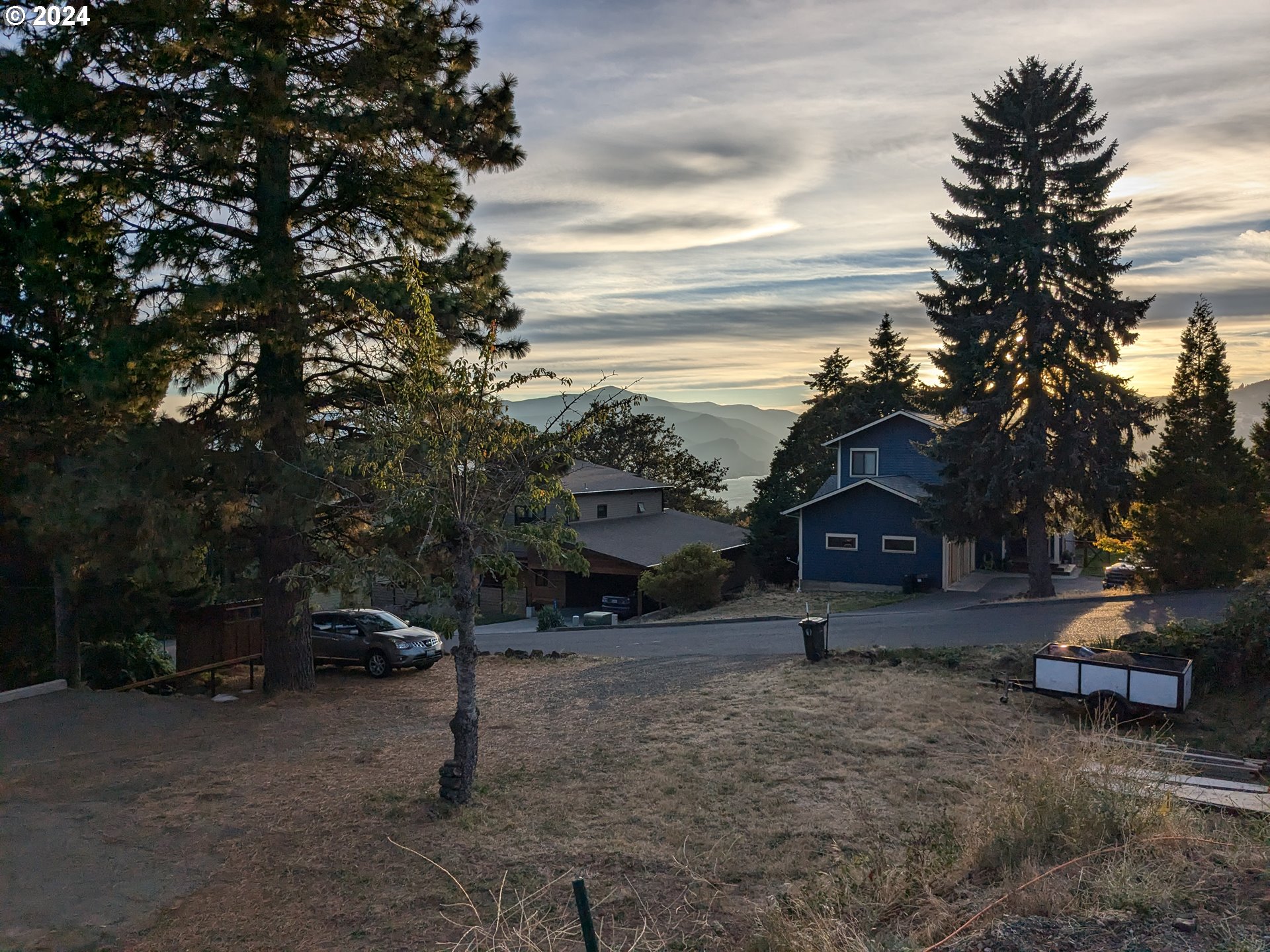 a view of outdoor space with trees