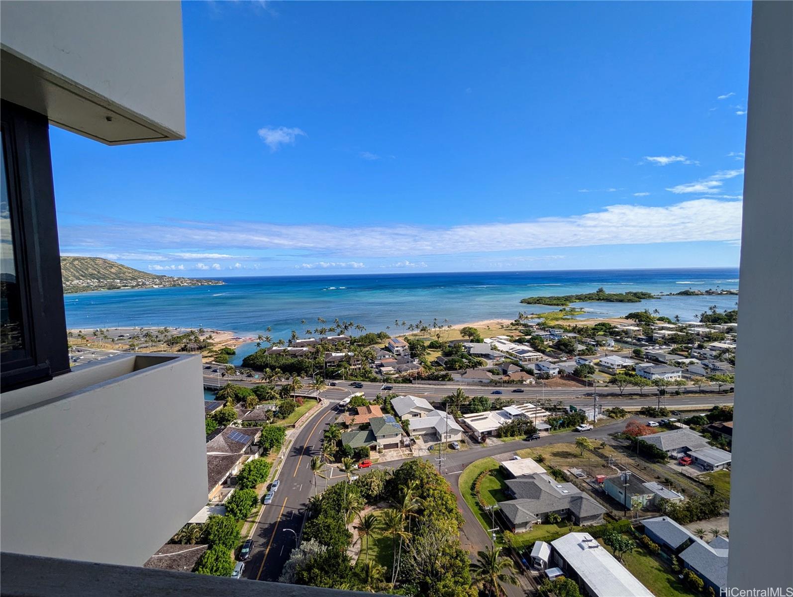 view of city and ocean