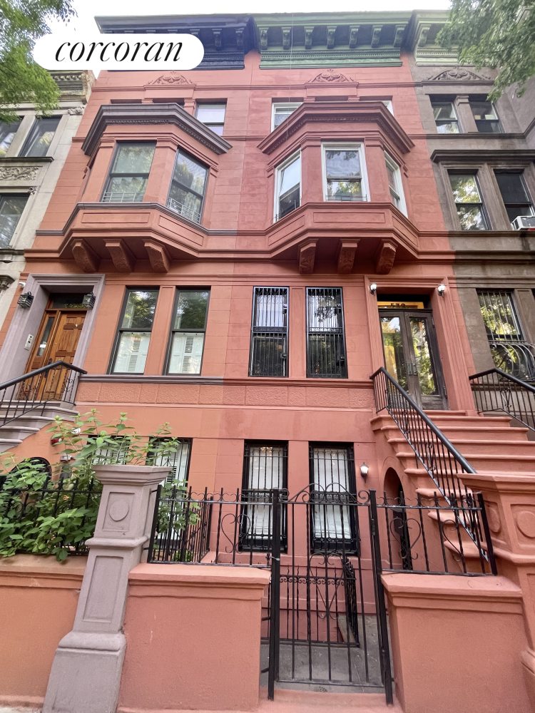 a view of a building with a window