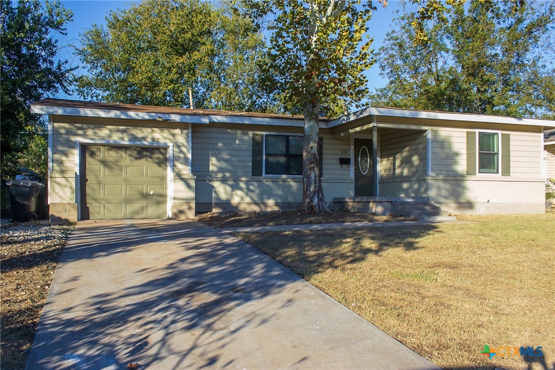 a view of a house with a patio