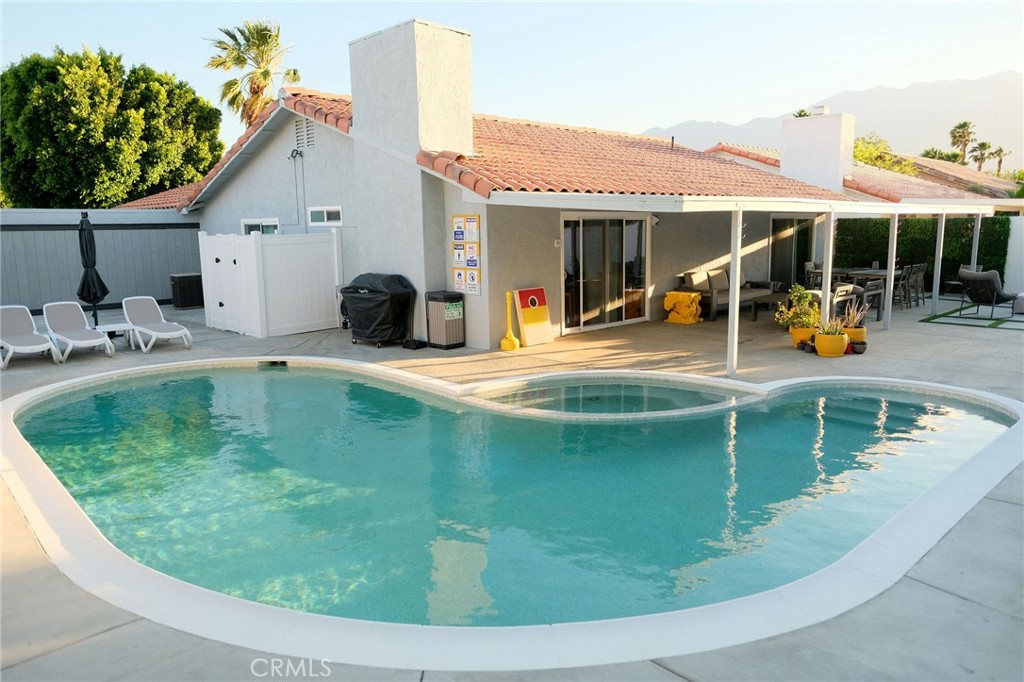 a view of a house with pool