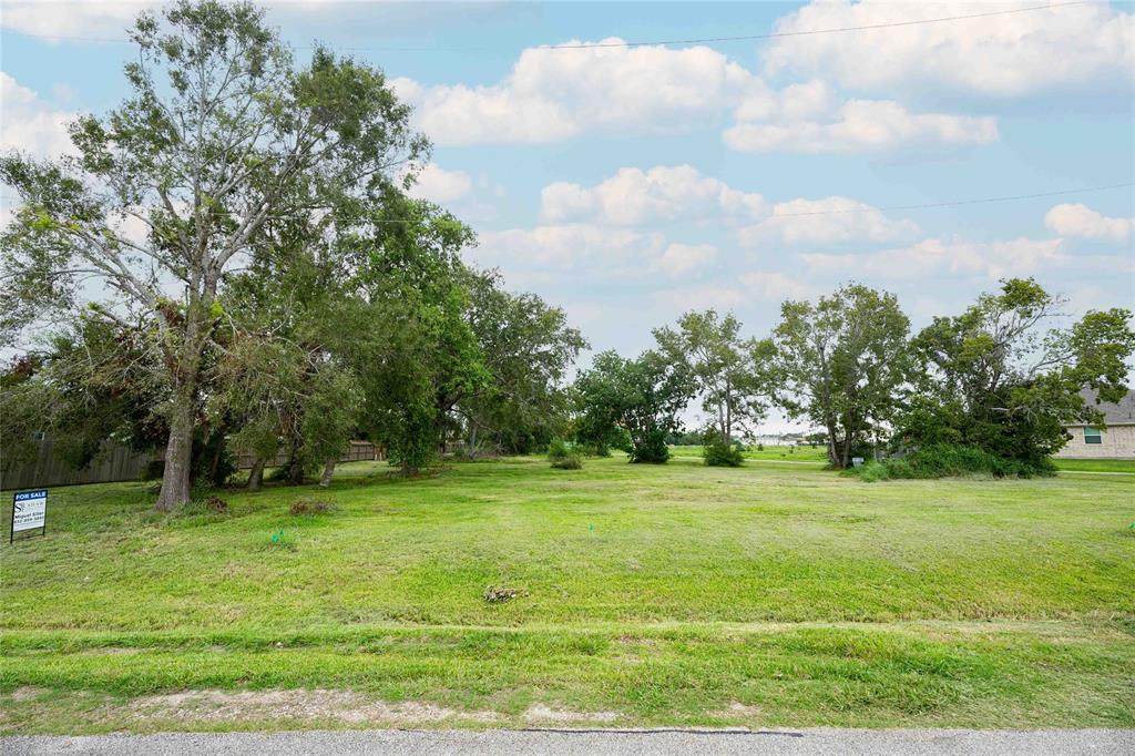 a view of a golf course with a trees