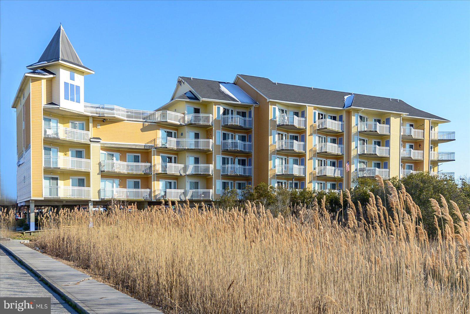 a front view of a building