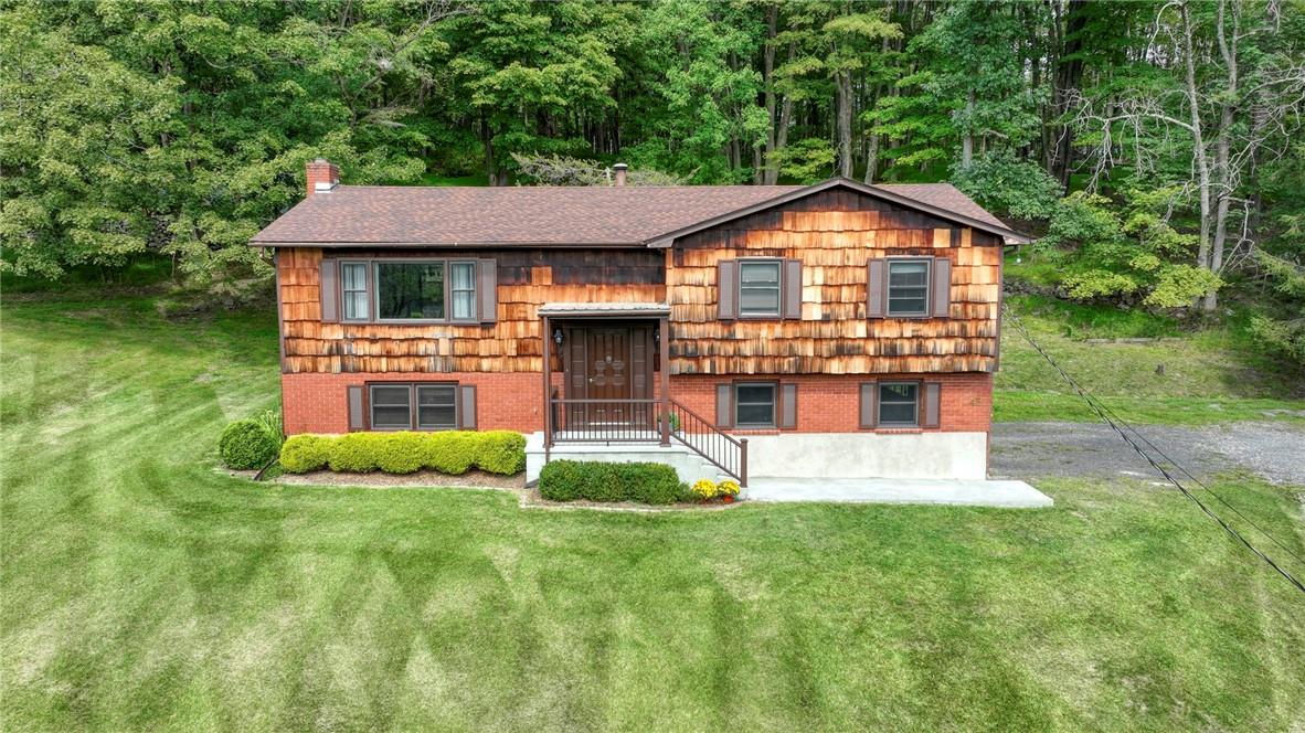 Raised ranch style home.