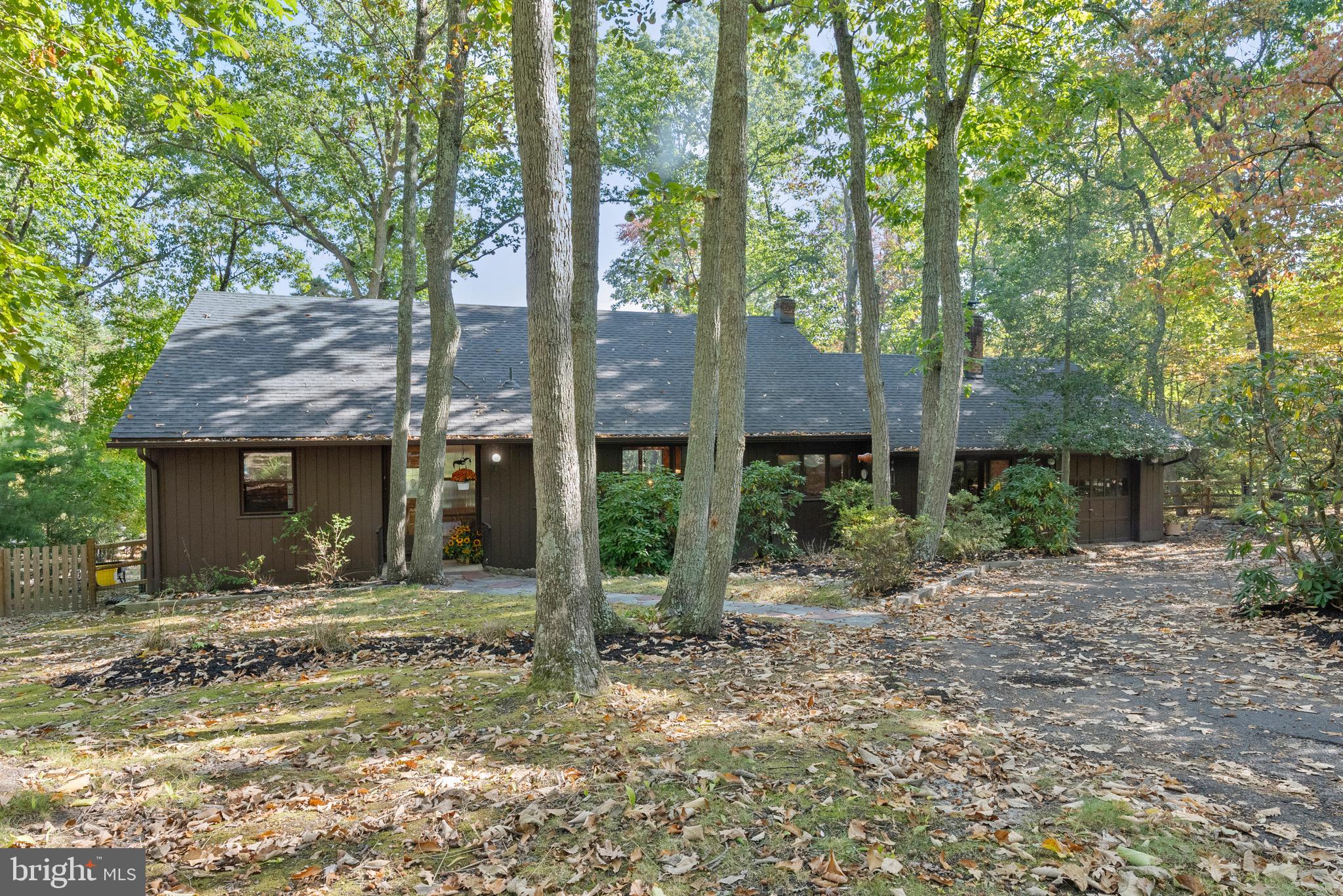 a view of a house with a tree in front of it