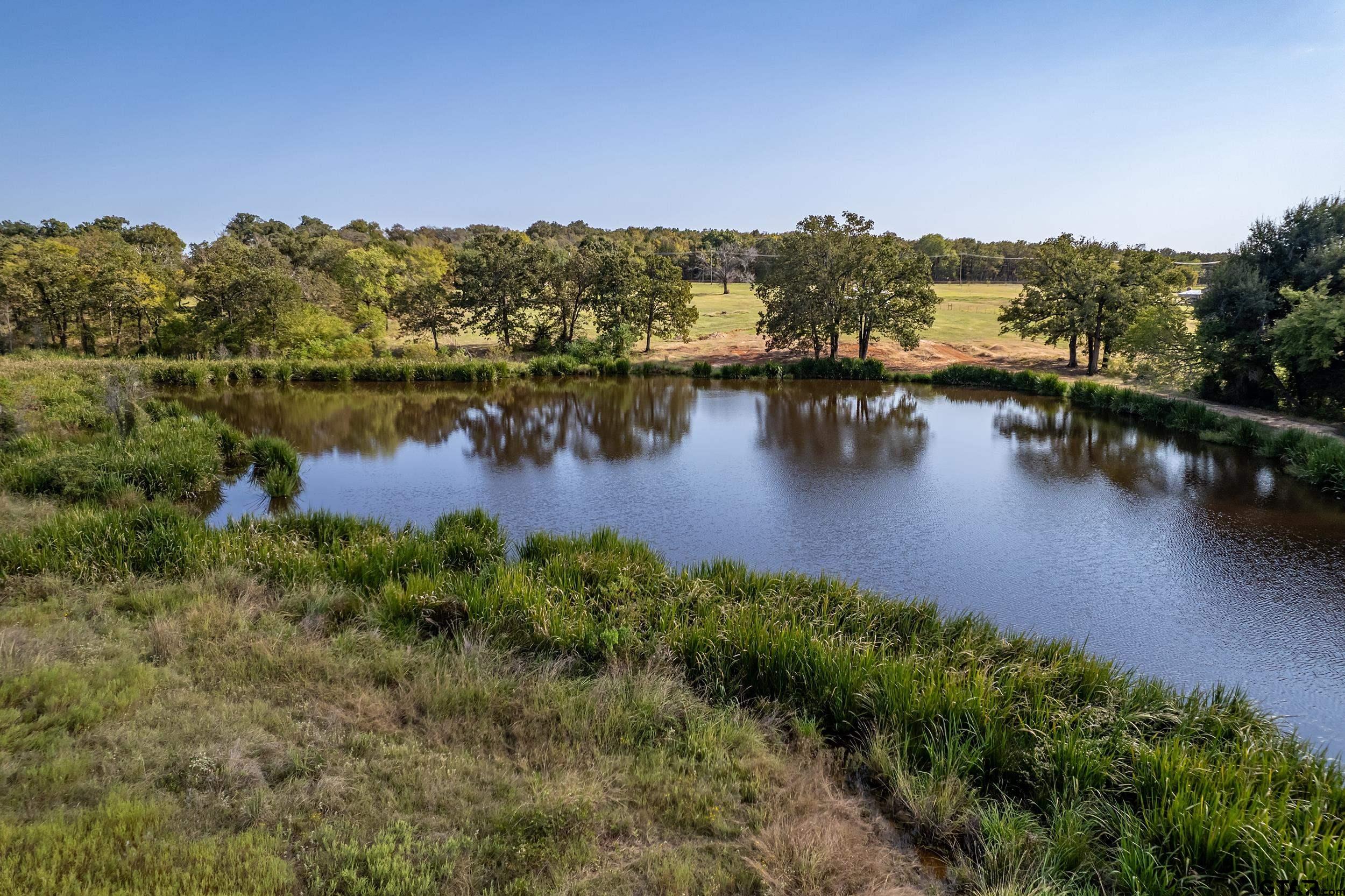 a view of a lake with houses in outdoor space