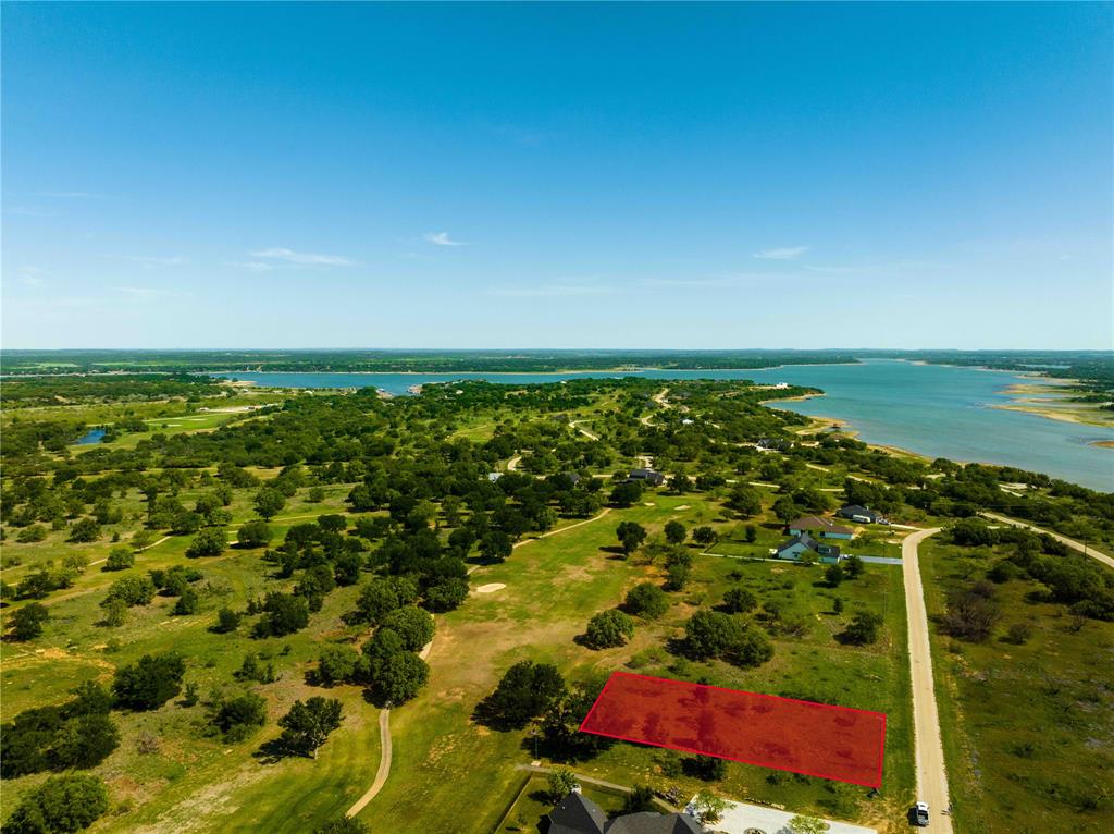 a view of yard with ocean view