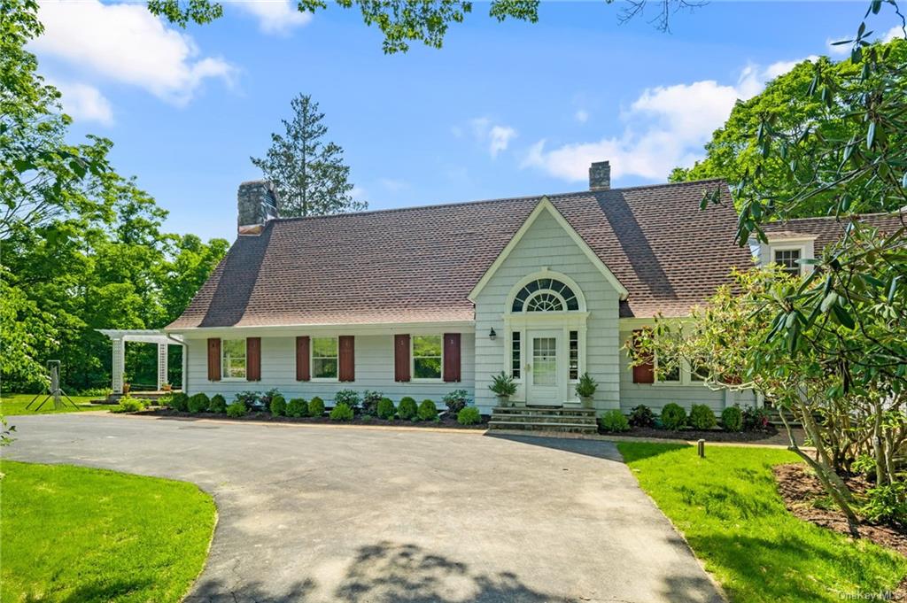 Beautiful home majestically sited on over 3 acres.