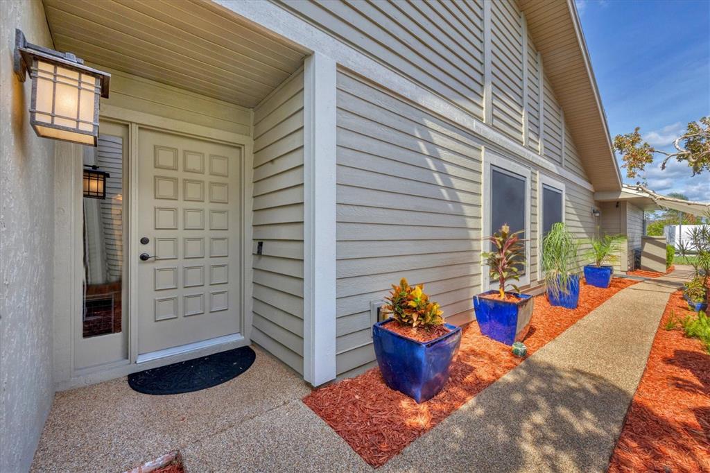 a view of outdoor space and porch