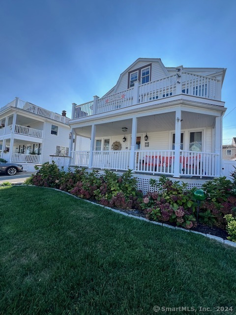 a view of a house with garden