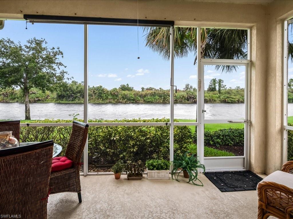 a view of a room with porch and furniture