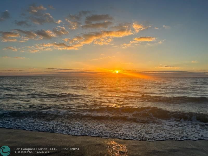 a view of an ocean