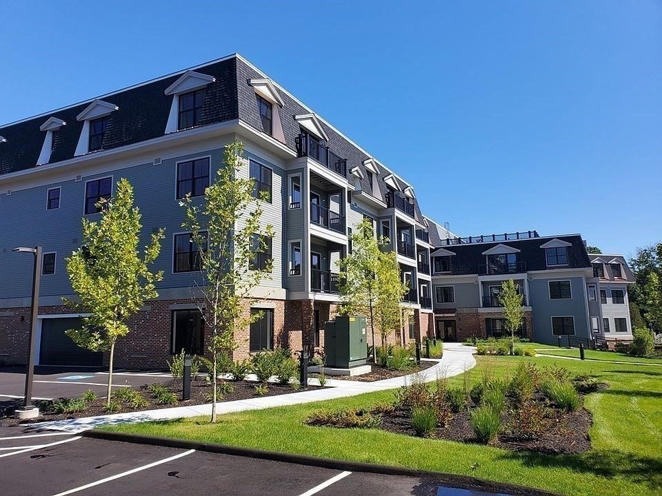 a front view of a building