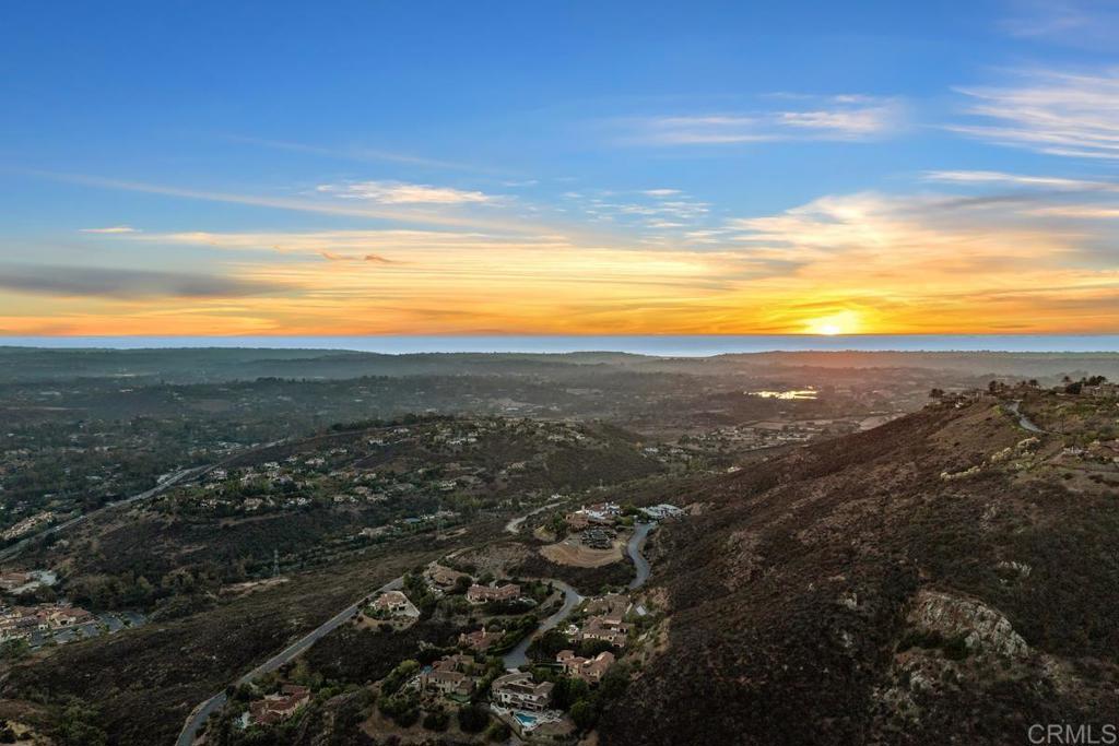 a view of city and mountain