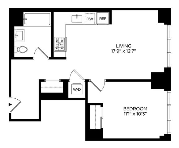 $3,760 | 5 Lincoln Avenue, Unit W2605 | Mott Haven