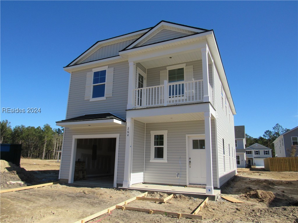 Second floor balcony