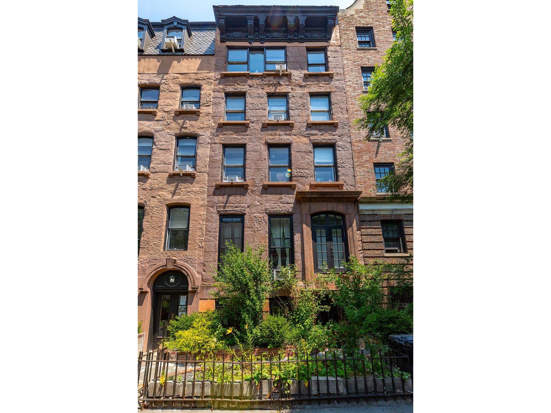 a building view with a outdoor space