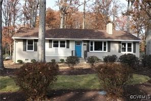 front view of house with a yard