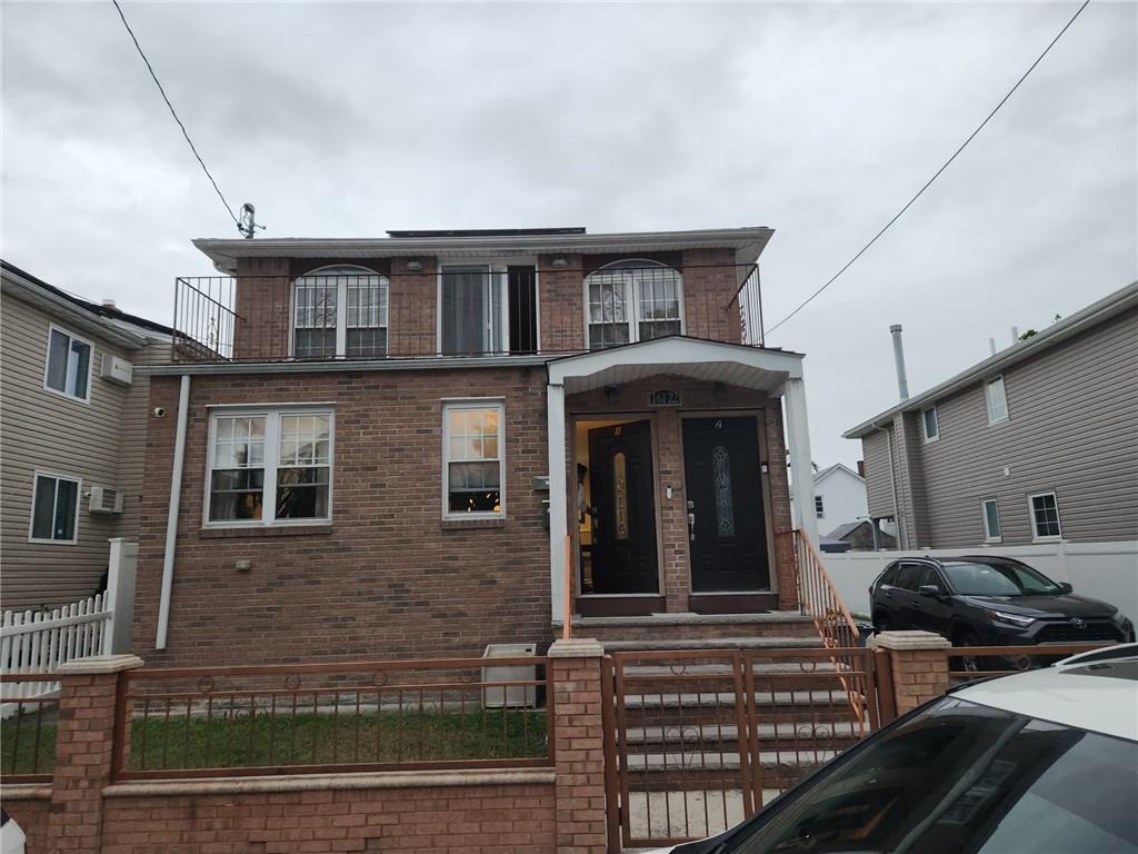 a view of a house with a large windows