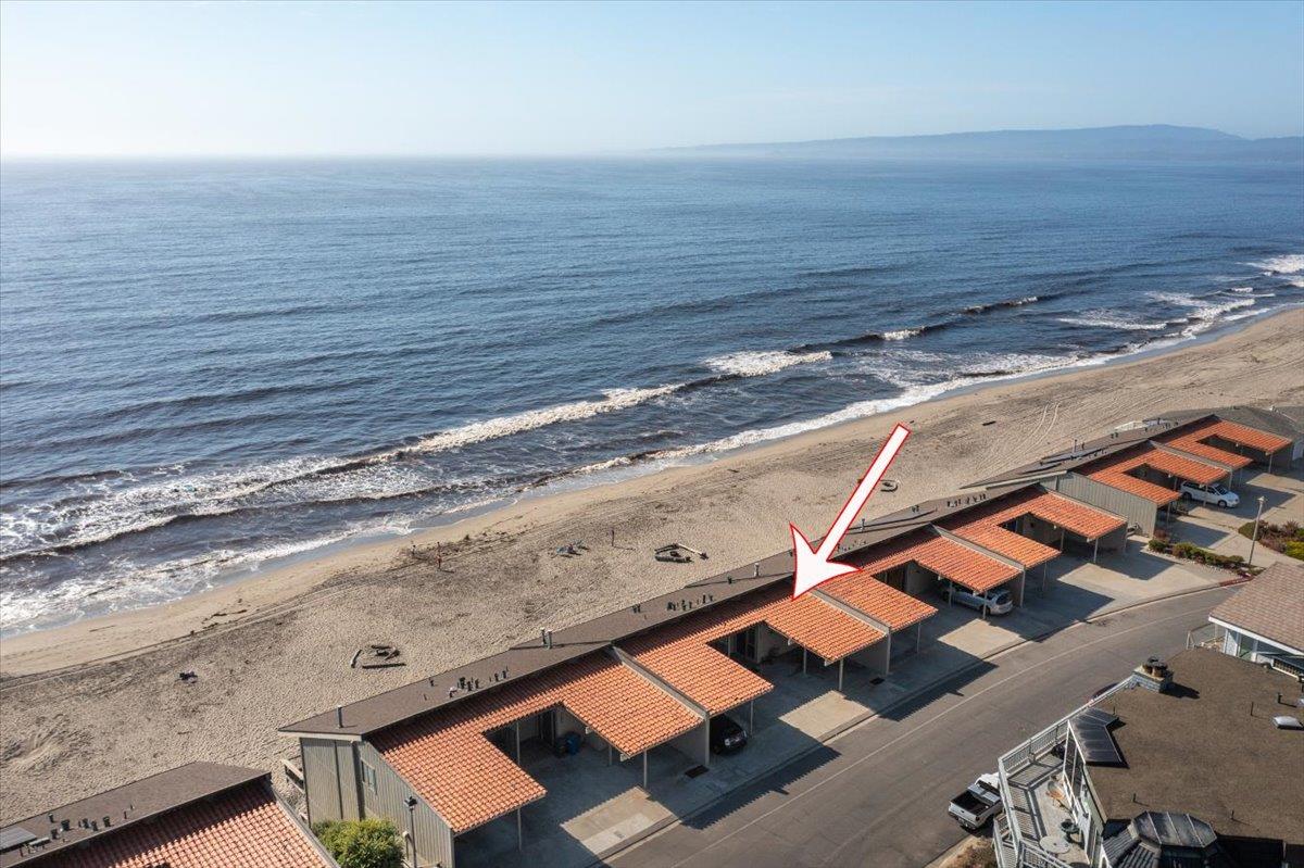 a view of an ocean from a balcony