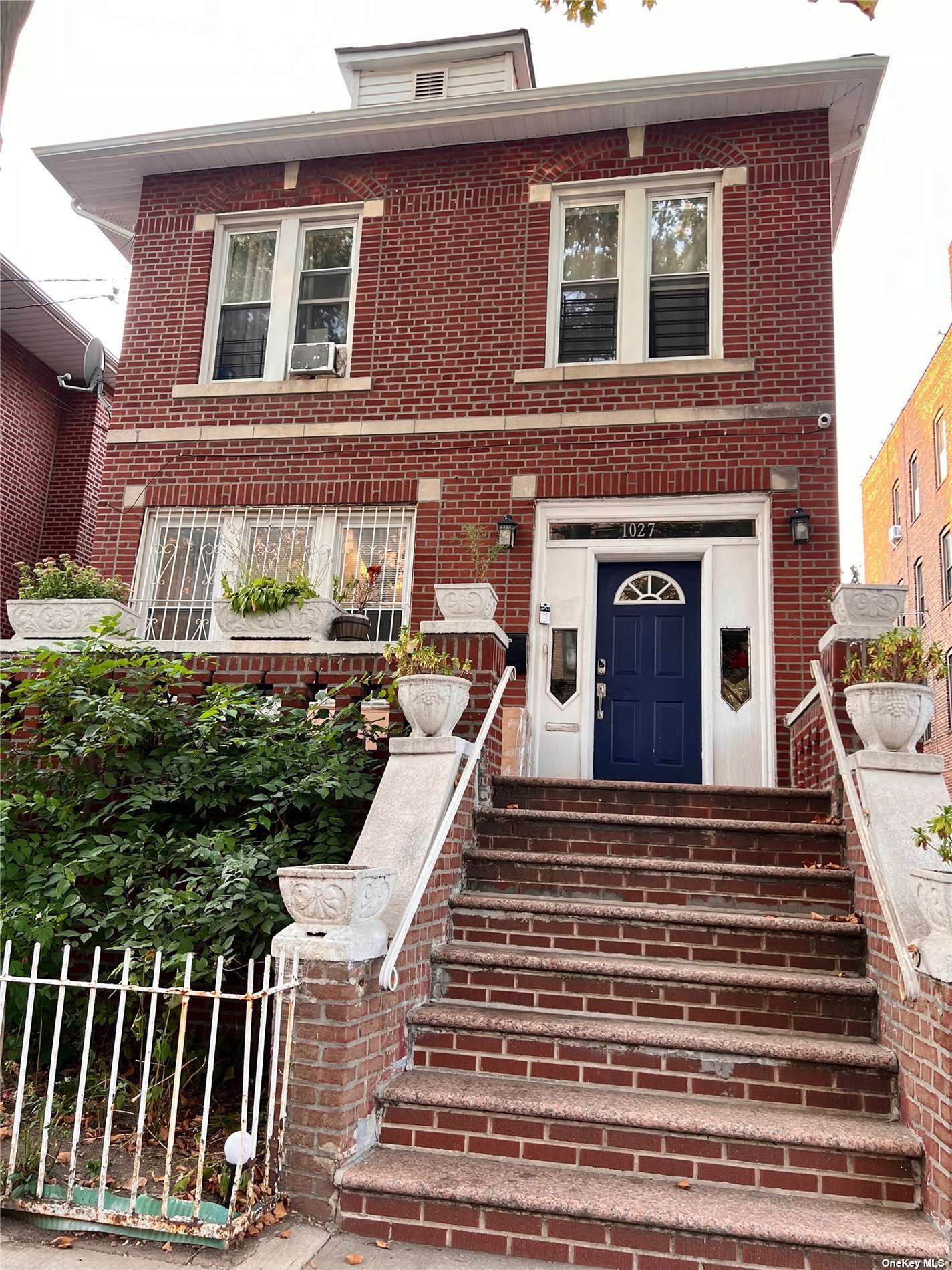 a view of a building with stairs