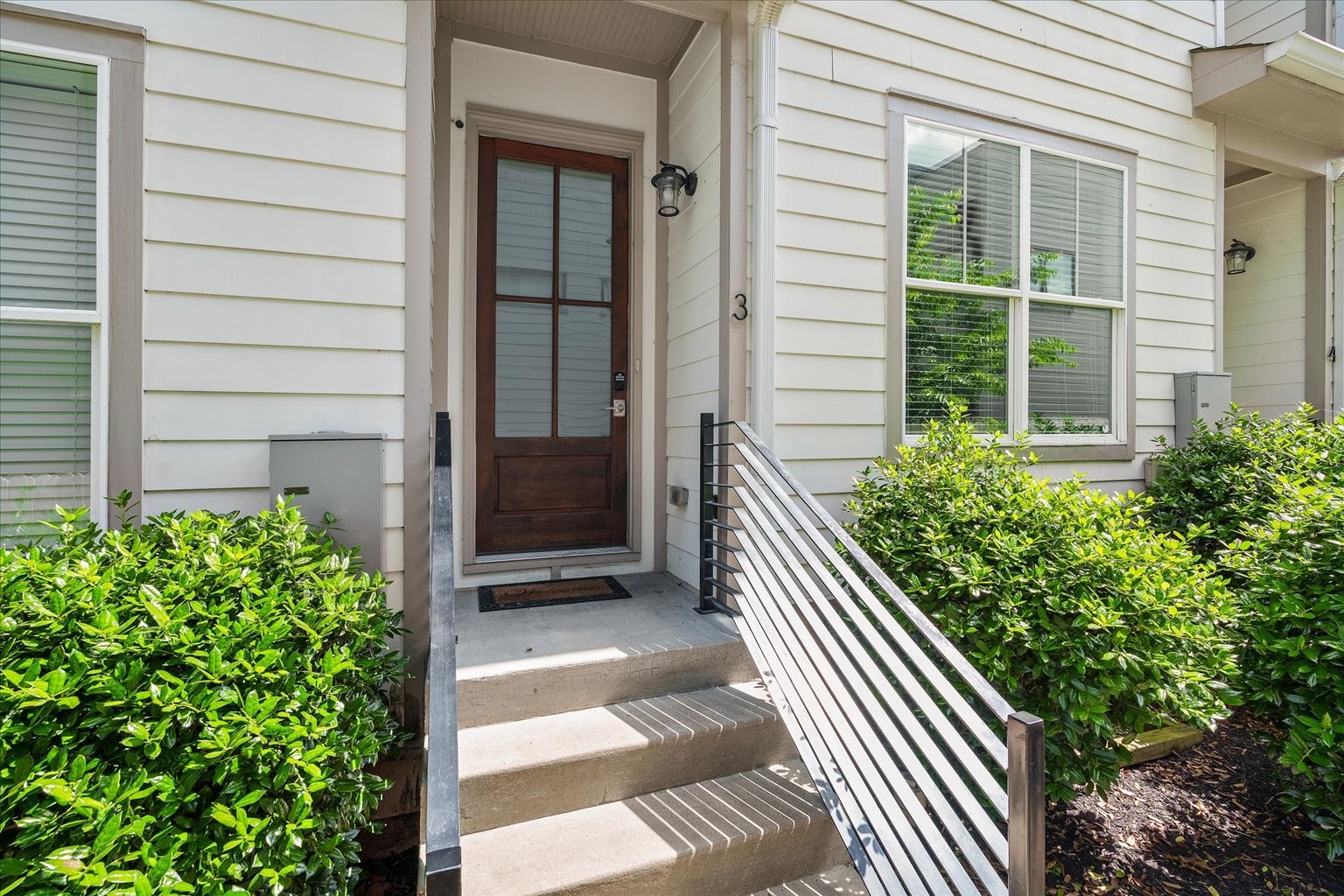 a view of outdoor space and deck