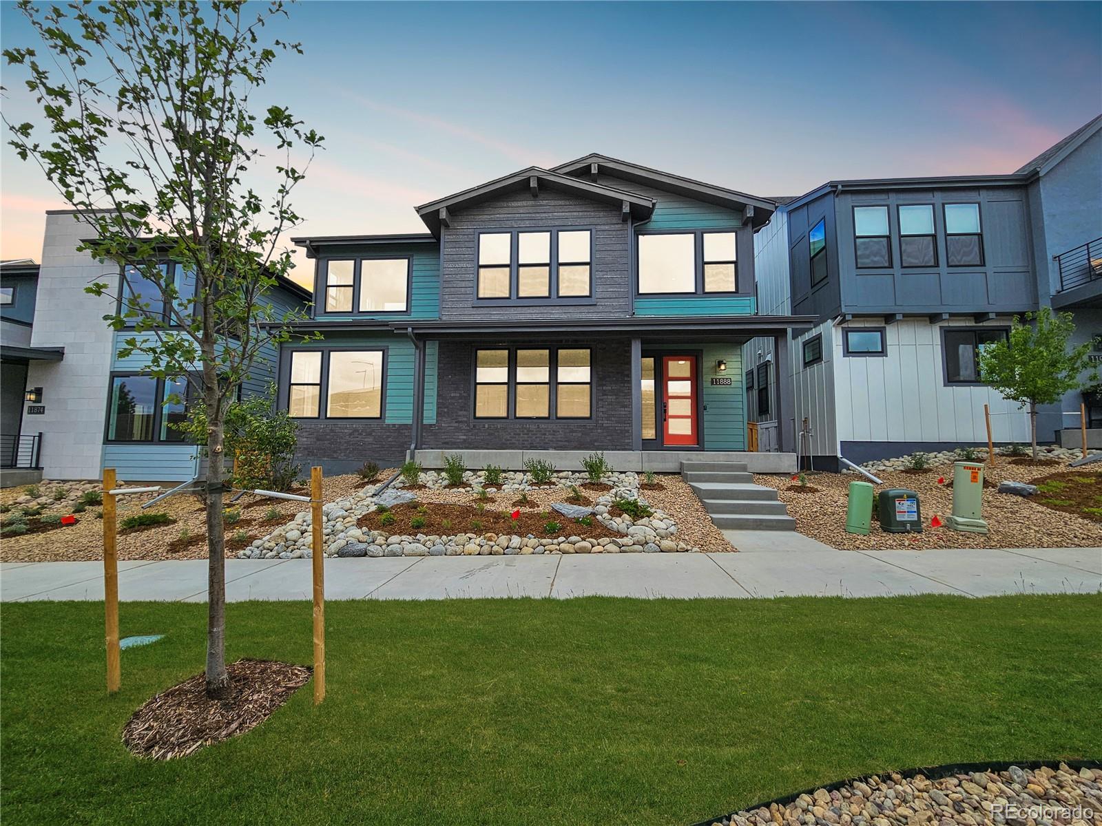 a view of a house with a swimming pool