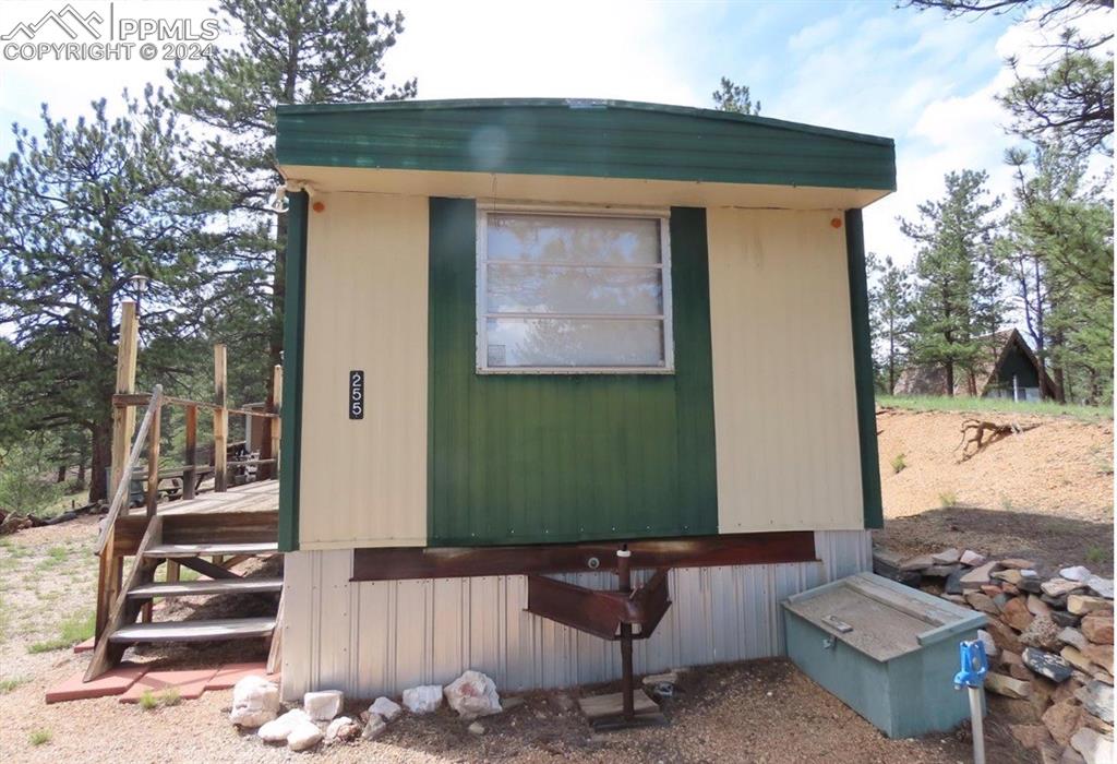 View of outbuilding