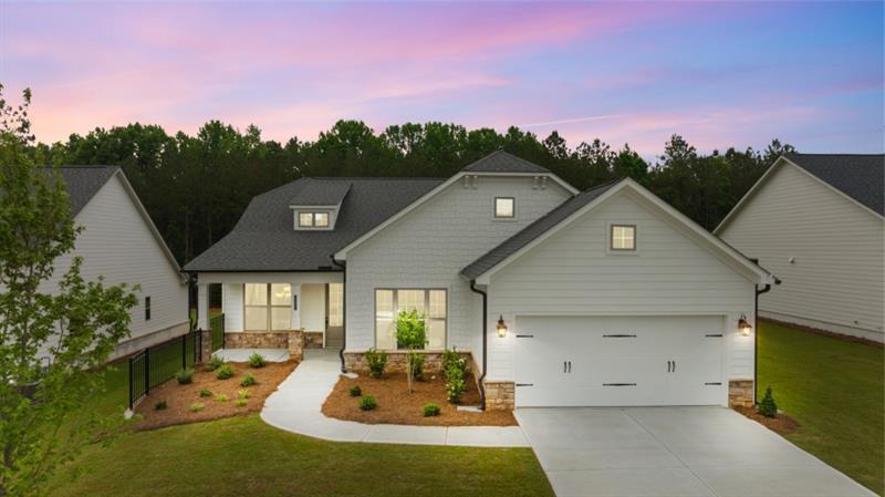 a view of a house with a outdoor space