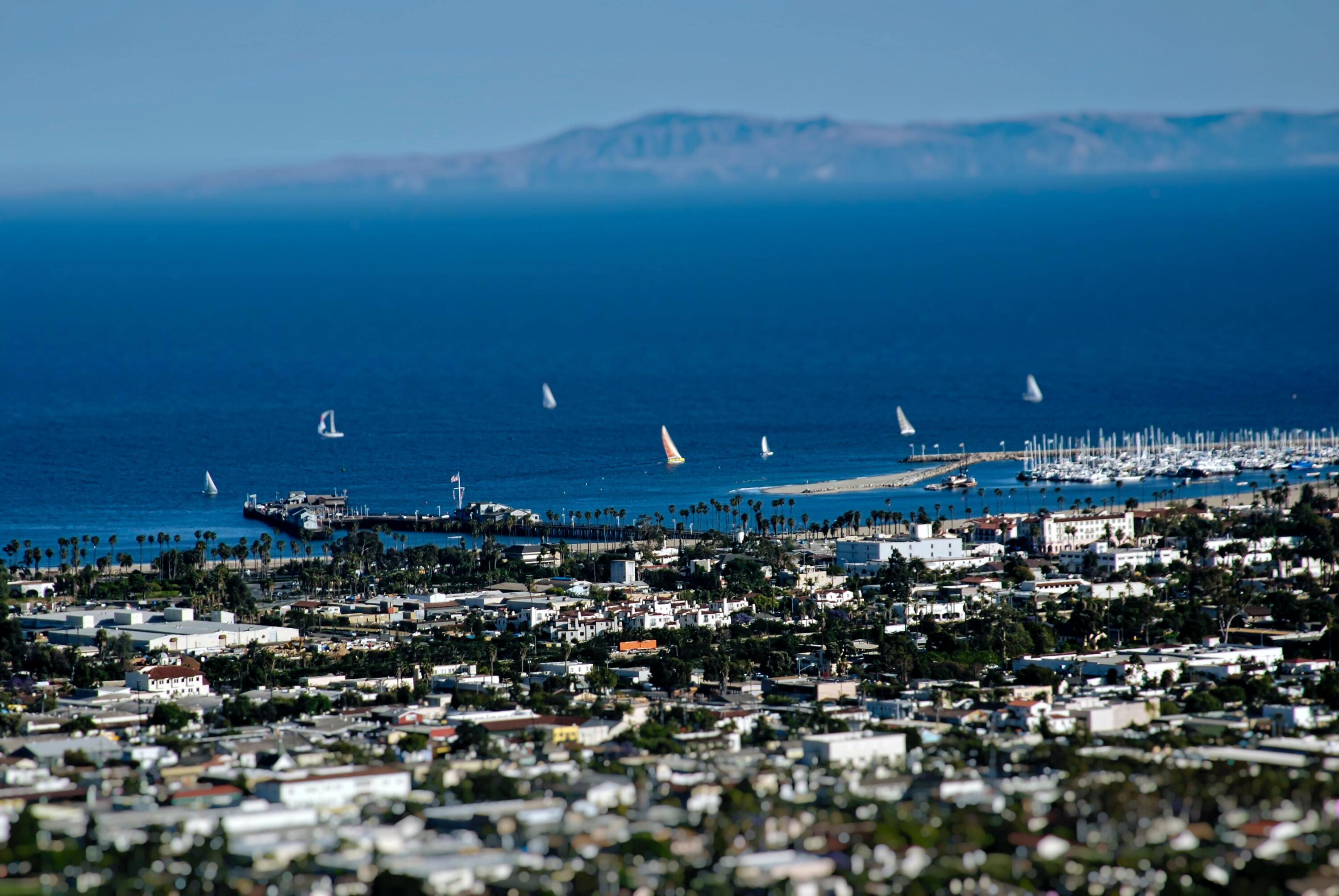 Deep Blue Ocean, Harbor, Island Views