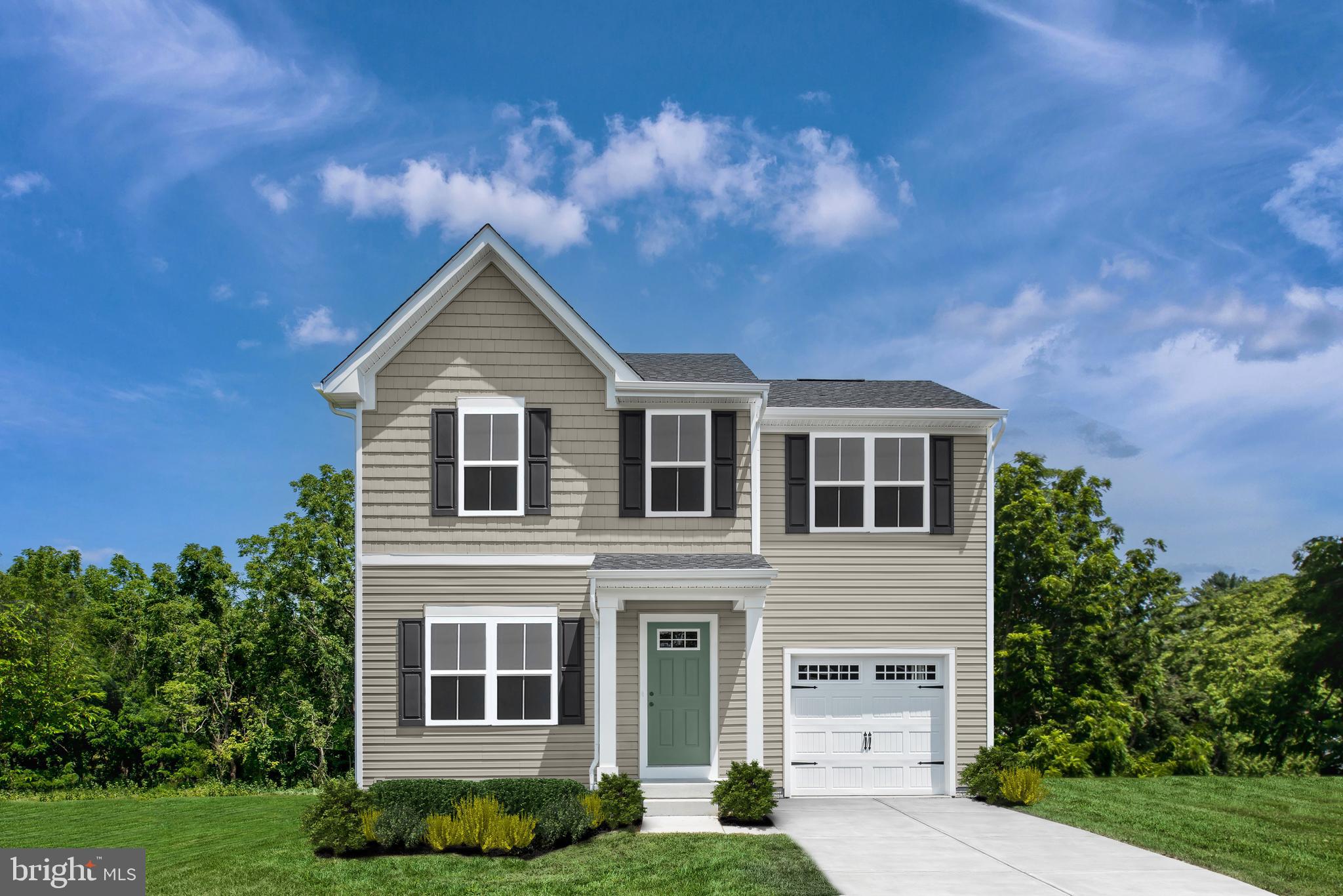 front view of house with a yard