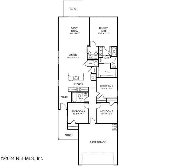 a picture of a floor plan