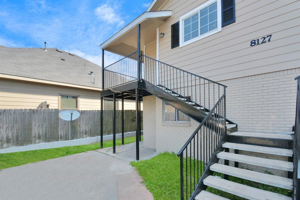 a view of outdoor space and deck