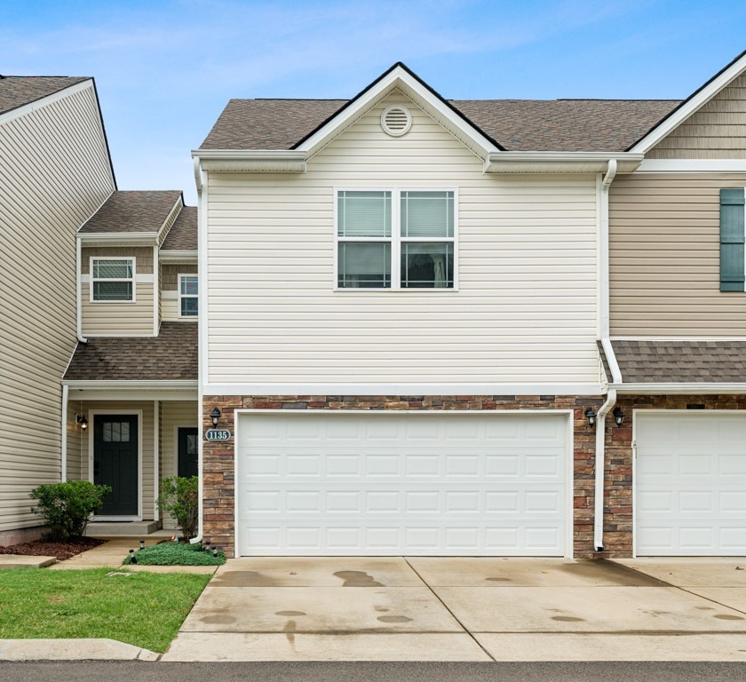 Welcome to 1135 Somerset Springs in a private part of the subdivision. A few doors down is the culdesac with no homes on the culdesac. This two car garage is very seldom seen on townhomes at this price.