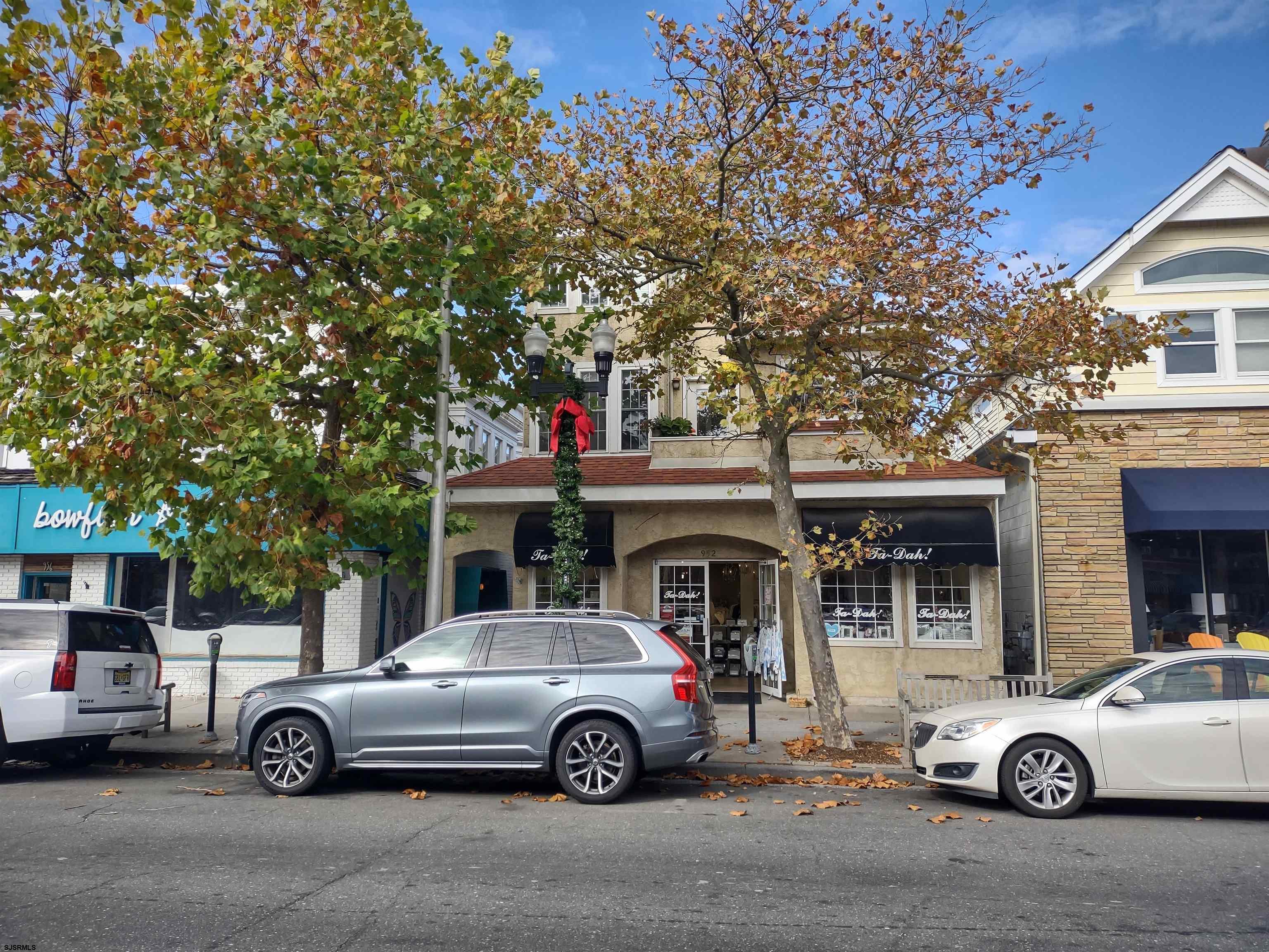 a car parked in front of a house