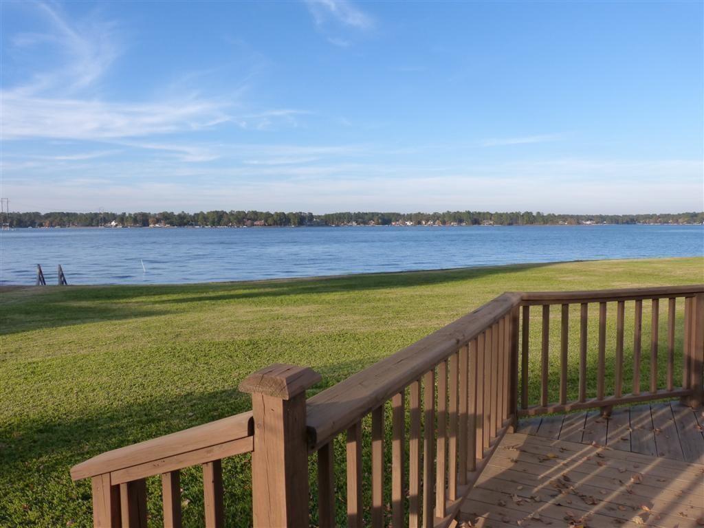 Oversized Porch with a Stunning view of Lake Conroe's open water