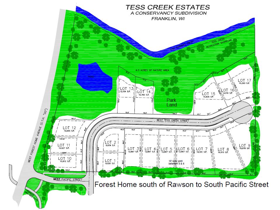 Tess Creek MLS plat