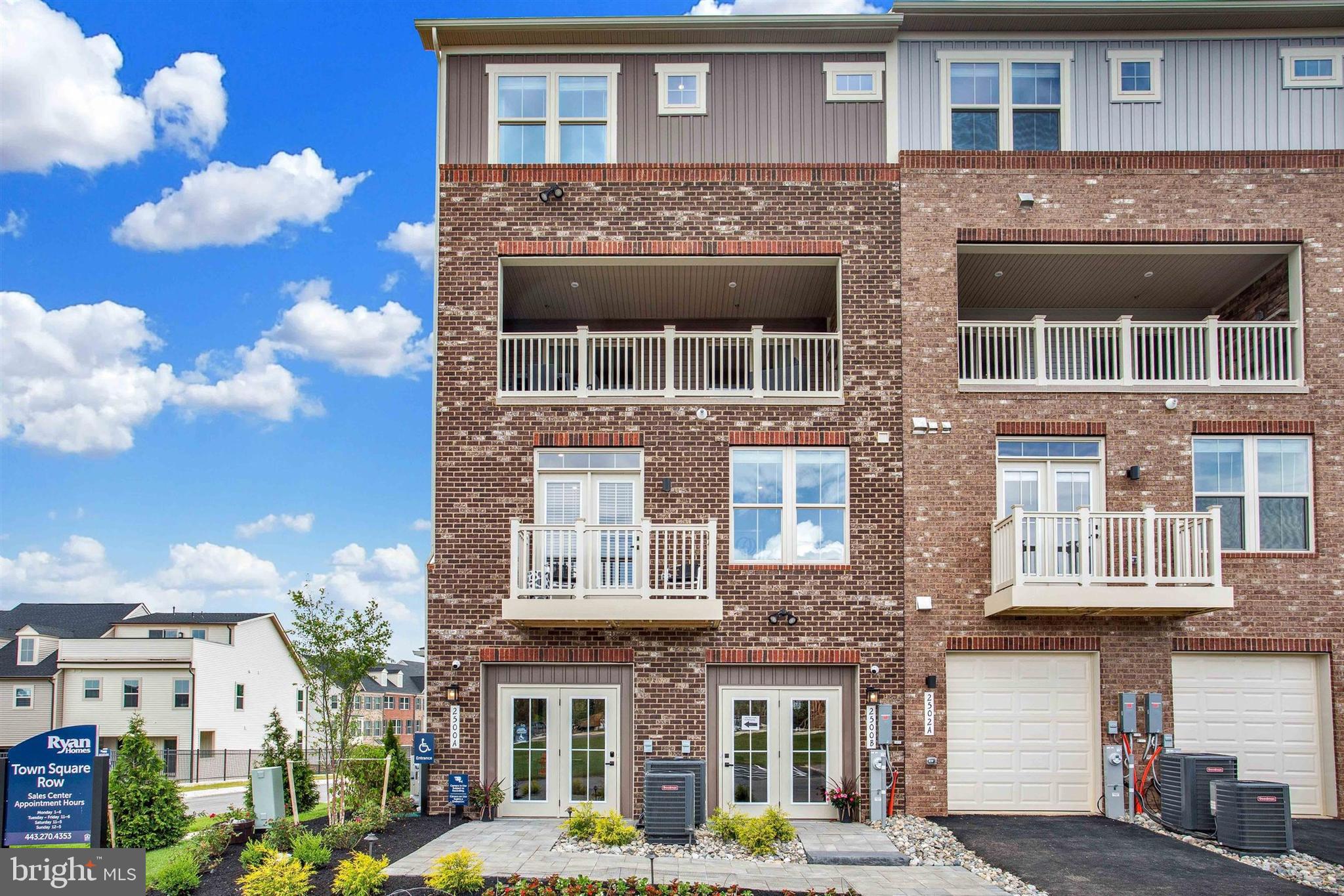 a front view of a multi story residential apartment building